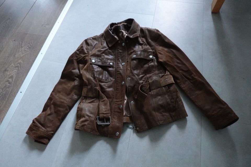 Lederjacke vintage Damen Gr. 38 in Dresden