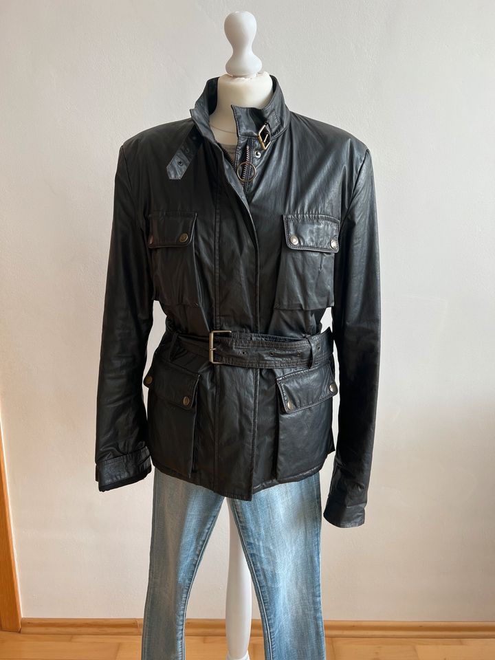 Belstaff Jacke Gold Label Gr XL/42 ital. 48 schwarz New Norton in Gaukönigshofen