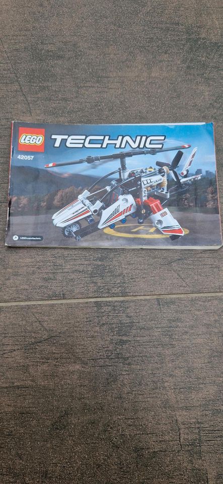 Lego Technic 42057 weißer Hubschrauber *neuwertig* in Kirschau