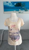 Only Top Shirt Gelb / Beige Gr L Blume Palme Sommer Östliche Vorstadt - Hulsberg Vorschau