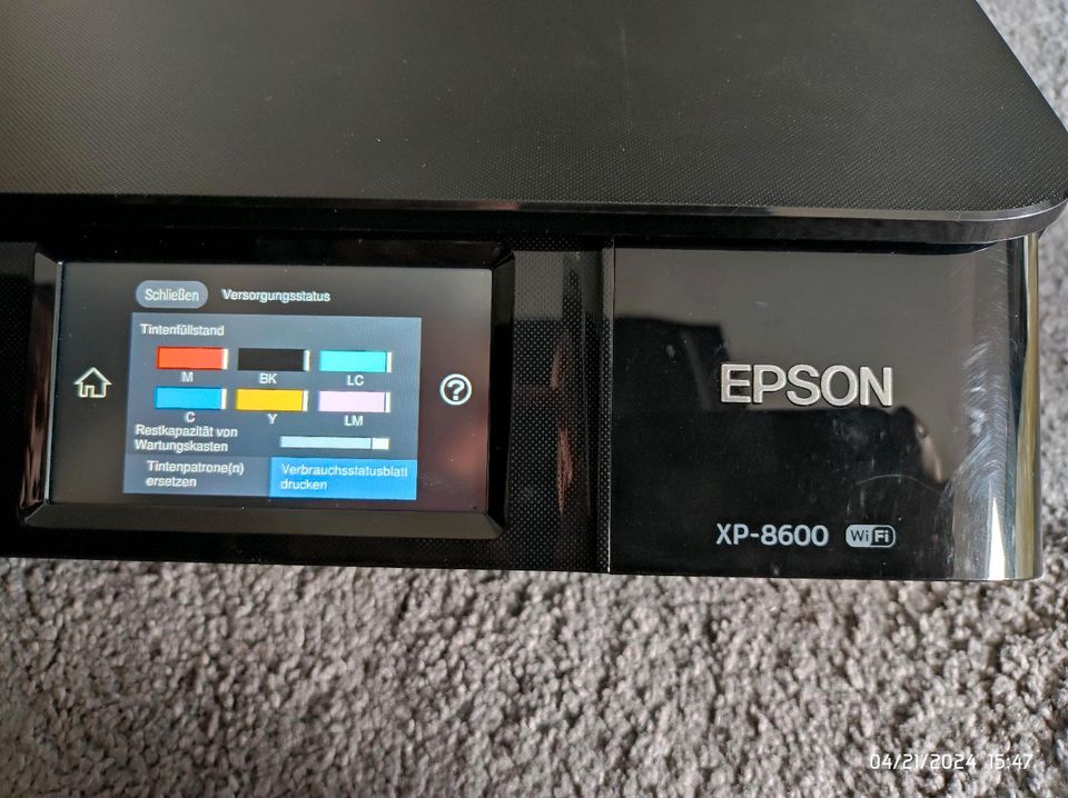 Epson XP-8600 Wi-Fi (neue tintenpatronen) in Radolfzell am Bodensee