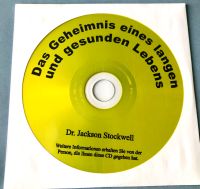 CD "Geheimnis eines langen u.gesunden Lebens" Dr.Jason Stockwell Sachsen-Anhalt - Bad Duerrenberg Vorschau