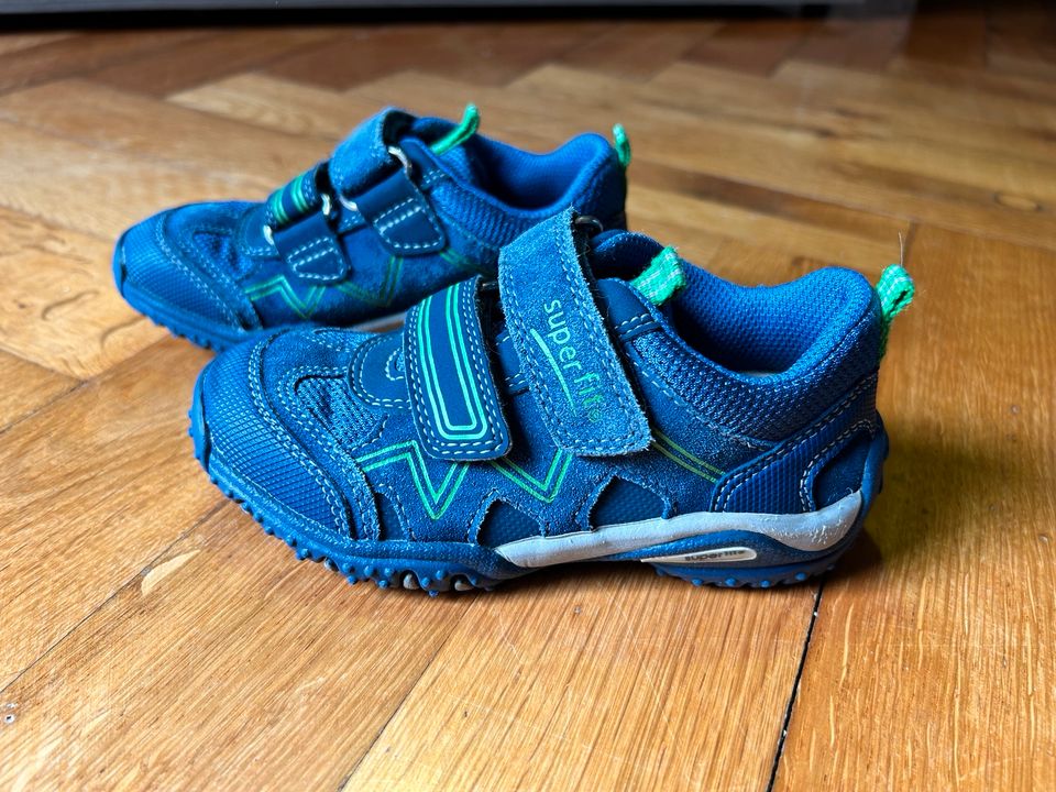 Superfit Sport4 Halbschuh, Sneaker, Gr. 25, blau/grün in Beckingen