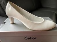 Gabor Damen weißer Lack Pumps neu mit Karton Größe 6 Brandenburg - Forst (Lausitz) Vorschau