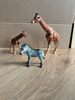 Schleich Giraffe (14320), Giraffenbaby (14321) & Zebrababy (14146 Nordrhein-Westfalen - Olsberg Vorschau