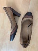 Braun-beige-dunkelbraune Leder-Pumps von MEXX - Größe 38 Bayern - Fischbachau Vorschau