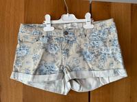 H&M h und m Jeans Shorts kurze Hose Blume hellblau beige 40 L Bayern - Deggendorf Vorschau