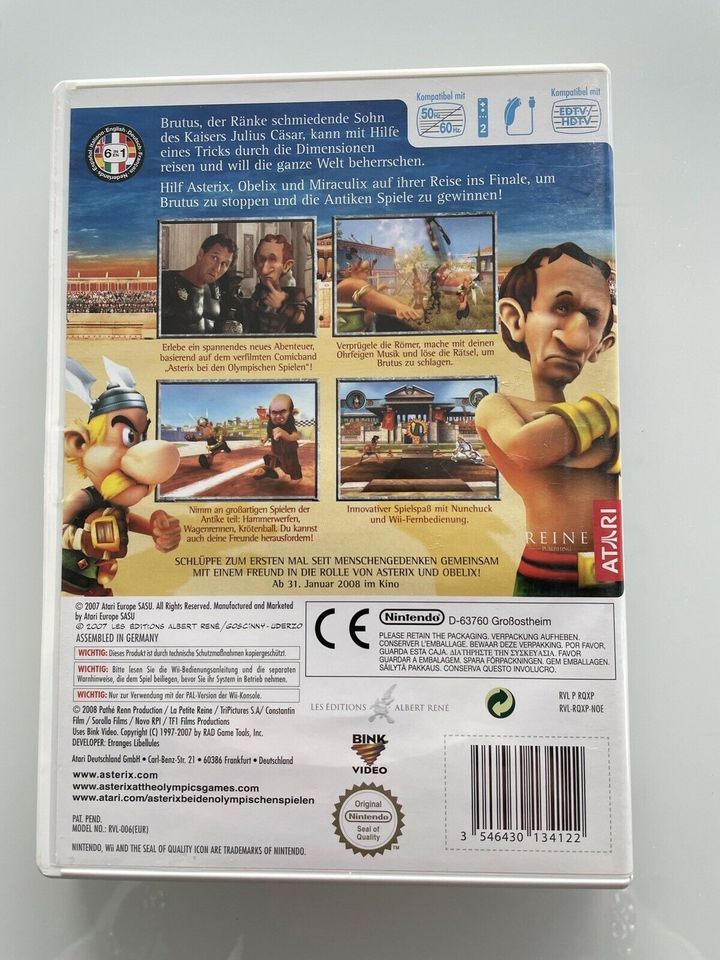 Nintendo Wii Asterix bei den olympischen Spielen Neuwertig in Wülfrath