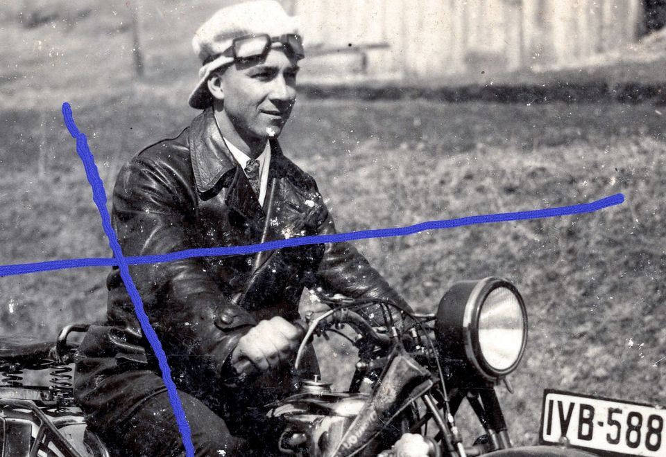 2 Foto 1929"DIAMANT"Motorrad"SIEGMAR-SCHÖNAU"elfa od drad dkw in Deining