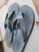 Blaue Flip Flops, Sandalen Größe 38, Damen, verstaubt Harburg - Hamburg Hausbruch Vorschau