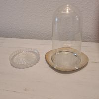 Glashaube Glosche + Silberteller + Kristallglas Teller Nordrhein-Westfalen - Ratingen Vorschau
