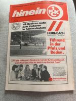 Stadionzeitschrift „hinein“1.FC Kaiserslautern“13.3.84“Bochum Rheinland-Pfalz - Winnweiler Vorschau