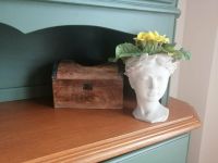 DIY Pflanzkopf Antikkopf Shabby Übertopf Blumentopf Hessen - Trebur Vorschau