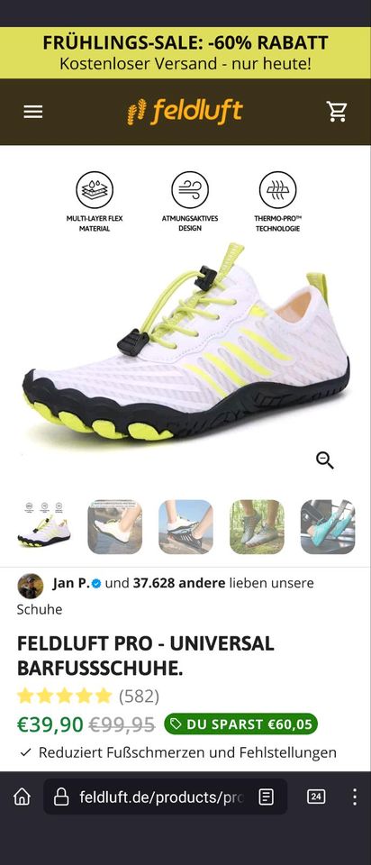 Barfußschuhe Größe 41 neu in Stuttgart