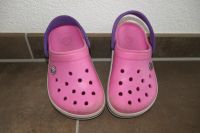 Crocs J 1 Gr. 32-33 rosa mit lila Riemen Baden-Württemberg - Aalen Vorschau