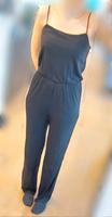Langer schwarzer Jumpsuit, Einteiler mit Spaghettiträgern, Gr. S Niedersachsen - Hohenhameln Vorschau