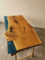 Epoxidharz Esstisch Epoxy Rivertable Holztisch Massiv Thüringen - Ziegelheim Vorschau