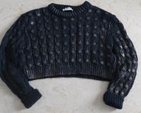 Pullover Strickpullover Cropped von H&M braun Gold Gr. M 36 38 Bayern - Augsburg Vorschau