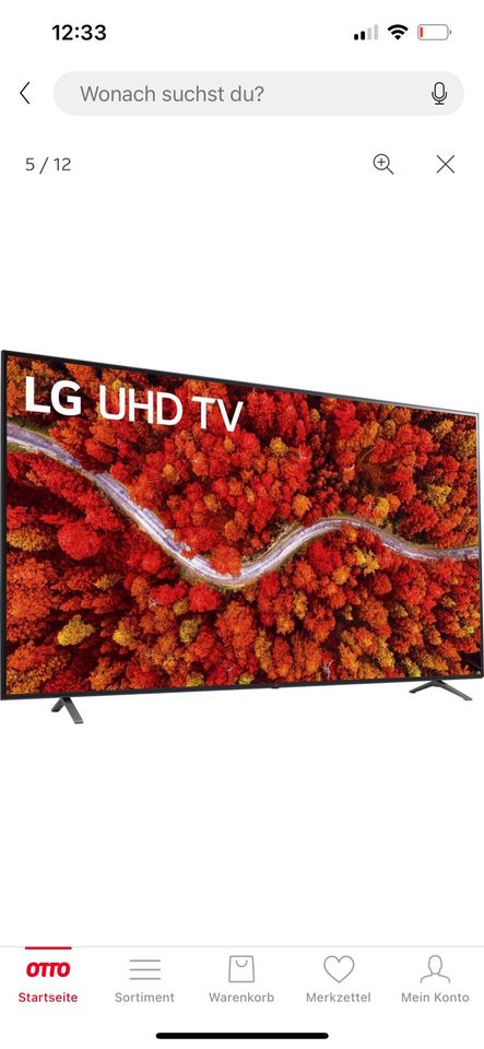 LG UP 8009LA LCD-LED Fernseher 82 Zoll 207cm4K Ultra HD Smart TV in Tirschenreuth