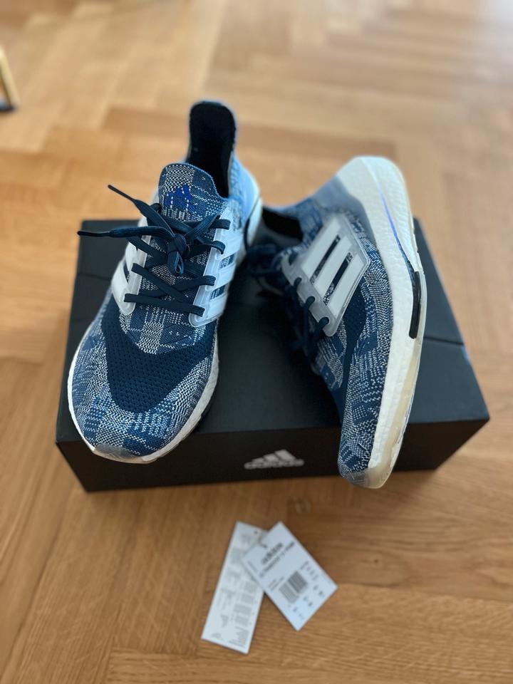 Original Adidas Ultra Boost 21 Primeblue Gr. 45 1 3 FC7729