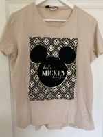Disney Mickey Shirt metallic Gold Print L Niedersachsen - Winsen (Luhe) Vorschau