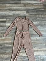 TOP-ZUSTAND ❤️ SHEIN M 38 Loungewear Set Langarm Top Hose braun Hessen - Limburg Vorschau