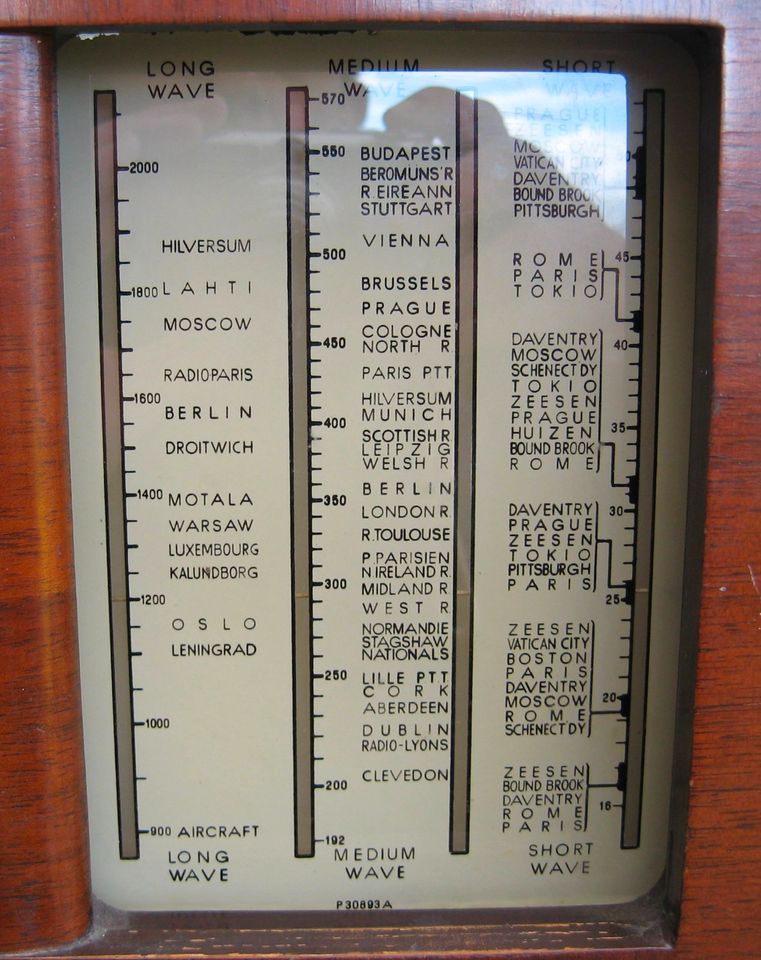 Röhrenradio "Marconi", ca. 1940 in Südergellersen