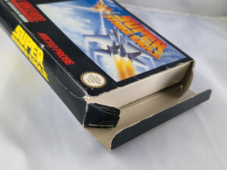 SNES Super Nintendo Spiel Super Strike Eagle mit OVP Verpackung in Villingen-Schwenningen