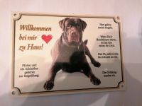 Warnschild Schild Hund Labrador braun neu Bayern - Wendelstein Vorschau