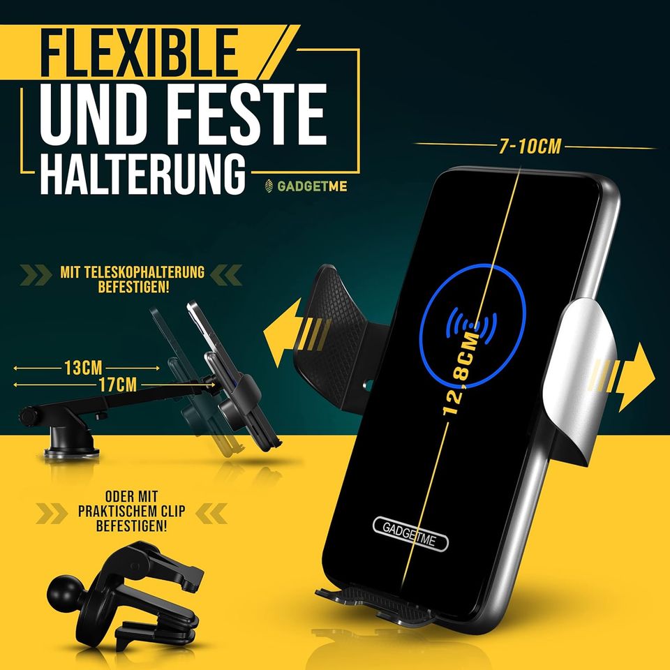 NEU Universal Auto Handyhalterung-Kabellos,iPhone,Samsung,usw. in Schwindegg