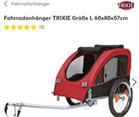 Fahrradhundeanhänger Trixi Größe L mit Umbausatz zum schieben Rheinland-Pfalz - Niedermohr Vorschau