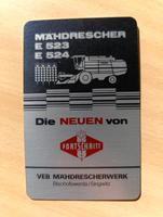Rarität: DDR Kalender Mähdrescher Hessen - Hanau Vorschau