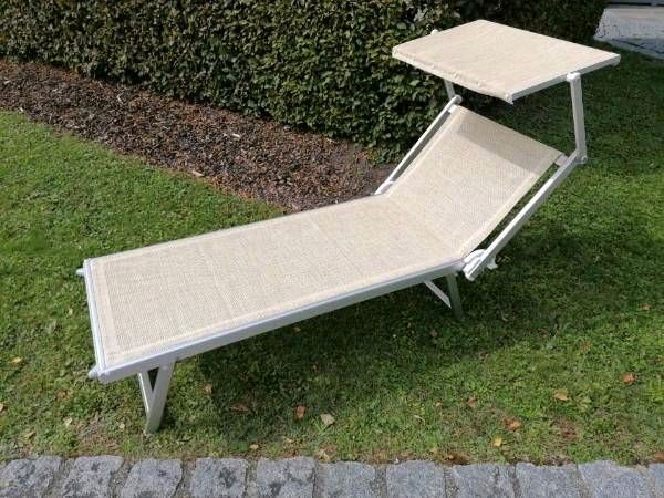 Italienische Strandliege Aluliege Louncheliege Gartenliege Italia in Raubling