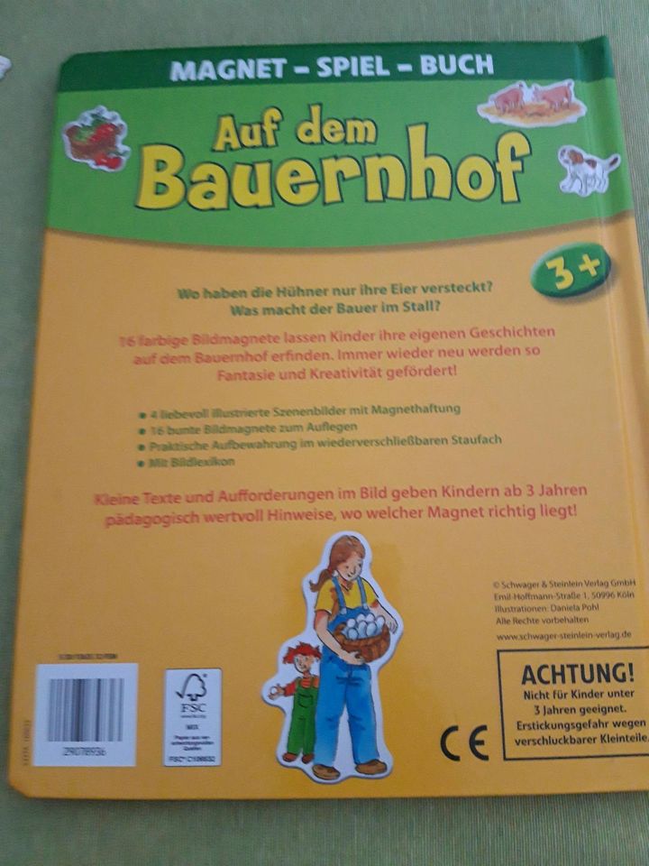 Magnet Spiel Buch  -  Bauernhof in Lommatzsch