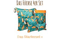 Wetbag-Set Füchse Wickeltasche Kitatasche Nasstasche Nuckeltasche Niedersachsen - Edemissen Vorschau