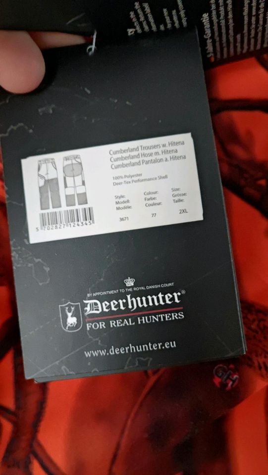 Drückjagdhose blaze orange Deerhunter Cumberland Hitena in Niedersachsen -  Hildesheim | eBay Kleinanzeigen ist jetzt Kleinanzeigen