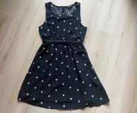 ONLY schickes Kleid dunkel-blau Gr.S 36/38 mit weißen Punkten Hessen - Runkel Vorschau