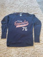 Superdry Oberteil Pullover Shirt Glitzer Strass blau 36 s Baden-Württemberg - Muggensturm Vorschau