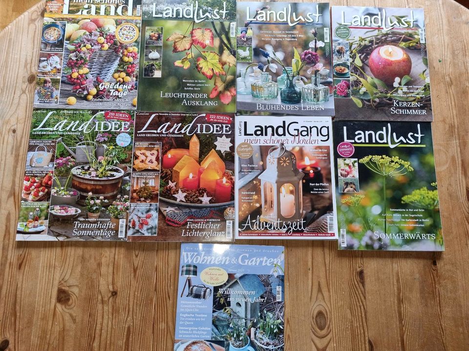 9 x Zeitschrift LandIDEE, LandLUST etc. in Suderburg