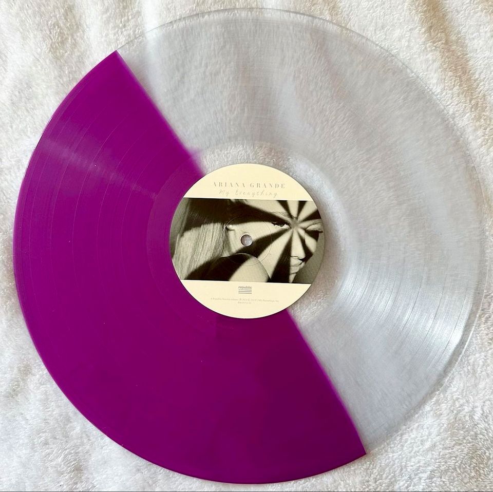 ARIANA GRANDE My Everything Clear / Purple Split Vinyl NEU SEALED in Düsseldorf