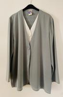 Longbluse grün/weiß Yessica Gr. 42 Niedersachsen - Norden Vorschau