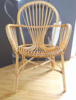 1 v.  2 Franco Albini Bambus Rattan Chair Sessel 50er Stool Stuhl Baden-Württemberg - Langenargen Vorschau