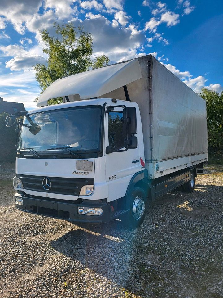 Mercedes Benz Atego 818 4x2 Blatt Luft Motor Bremse TÜV Deutsche in Oberschleißheim