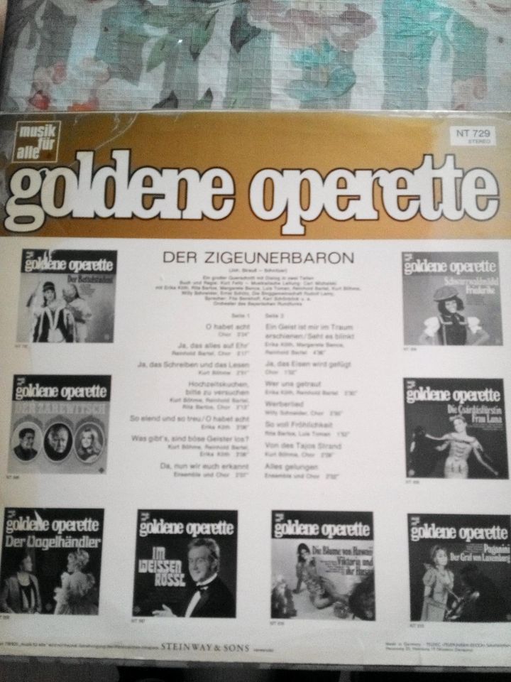 Schallplatte zu verkaufen Goldene Operette Der Zigeunerbaron in Rotenburg