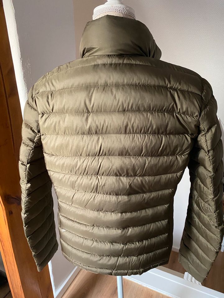 Orig. Woolrich-Daunenjacke, dünn, khaki, Gr. XL in Schwalmtal