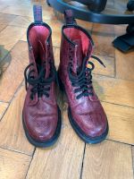 Original! Dr Martens Boots Stiefel Gr 37 Bordeaux snake München - Schwanthalerhöhe Vorschau