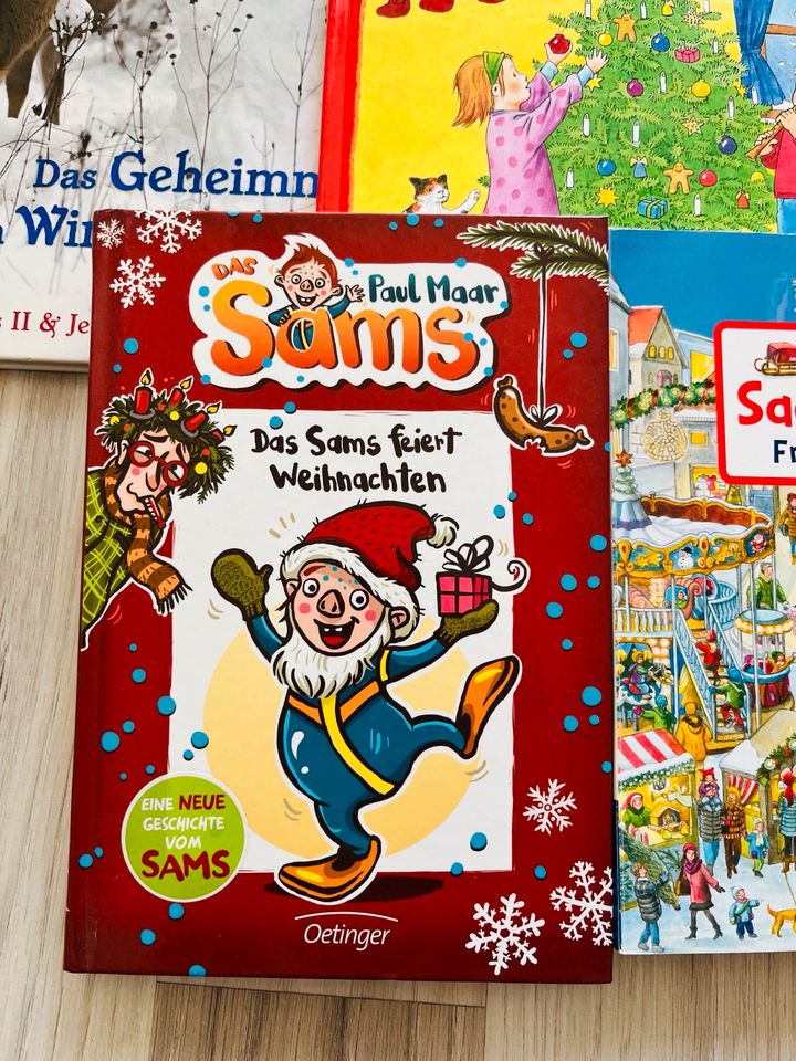 Weihnachtsbücher Paket Kinderbücher Sams Mama Muh Was ist was TOP in Grunow
