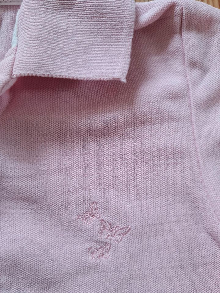 Puc Junior niedliches Poloshirt Gr. 92 rosa Schmetterlinge in Hamburg