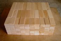 150 Stück neue Holzbausteine aus einheimischen unbehandelten Holz Rheinland-Pfalz - Wendelsheim Vorschau