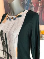 ❤️ Zara W&B Blusenshirt Shirt 3/4 Arm integrierte Kette S M Altona - Hamburg Bahrenfeld Vorschau